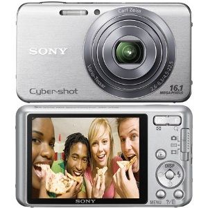 CÂMERA DIGITAL SONY W630 16.1MB PRATA (FILMA EM HD / CARTÃO
