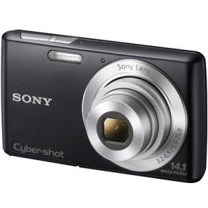 CÂMERA DIGITAL SONY W620 14.1MB PRETA (FILMA EM HD / CARTÃO