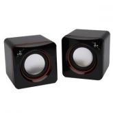 CAIXA DE SOM 6W RMS PRETO/LARANJA PIANO INTEGRIS 1008G