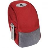 BOLSA PARA CÂMERA DIGITAL EM NYLON VERMELHA/CINZA CLONE 0229