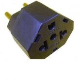 ADAPTADOR ELETRICO BIPOLAR PRETO