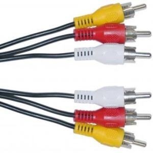 CABO 3 RCA x 3 RCA NIQUELADO 1.8 METROS MULTITOC MICA0010