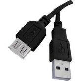 CABO EXTENSOR USB 2.0 1.8mts BR CABO 01100